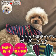 【1000円ポッキリ】ボーダータンクトップ 犬 服 犬の服 秋冬 小型犬 伸縮 ボーダー トイプードル チワワ …