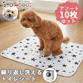 アソート10枚セット ペット用トイレマット 犬 トイレ トイレシート ペットシーツ 犬用マット 【洗濯機でジャブジャブ洗える防水シート】防水シーツ 防水マット トイレシート ペットマット おねしょシーツ ベビー ペット 犬 猫