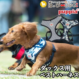 ハーネス ダックス 犬 首の負担が少ない 小型犬 中型犬 子犬 パピア PUPPIA 可愛い ファッション ハーネス犬用 犬のハーネス 柔らかい ベストハーネス パピー 超小型犬 極小 簡単装着 抜けない 脱げない 胴輪 シニア犬 【春 夏 春夏 春服 夏服 春物 夏物 春服】