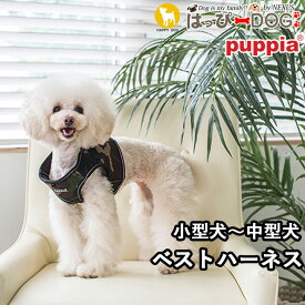 ハーネス 犬 小型犬 中型犬 子犬 パピア PUPPIA 可愛い ハーネス犬用 犬のハーネス 柔らかい ベストハーネス パピー 超小型犬 極小 簡単装着 胴輪 シニア犬 【春 夏 春夏 春服 夏服 春物 夏物 春服】