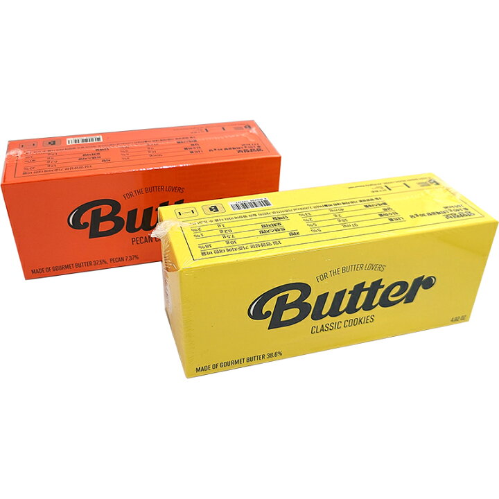 楽天市場 数量限定 Bts 防弾少年団 バター クッキー クラシック ピーカン 1箱 10gx14個入 Bts Butter クッキー Classic Pecan K Cosmetics