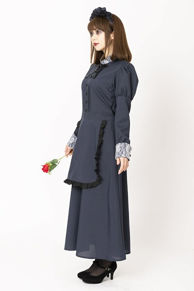 楽天市場 数量限定 洋館メイド コスプレ 洋館メイド ホーンテッドドールver 薔薇付き ホーンテッドマンション 衣装 ハロウィン コスプレ コスチューム 仮装 変装 女性用 大人 インスタ バラ付き 8550 はぴキャラ