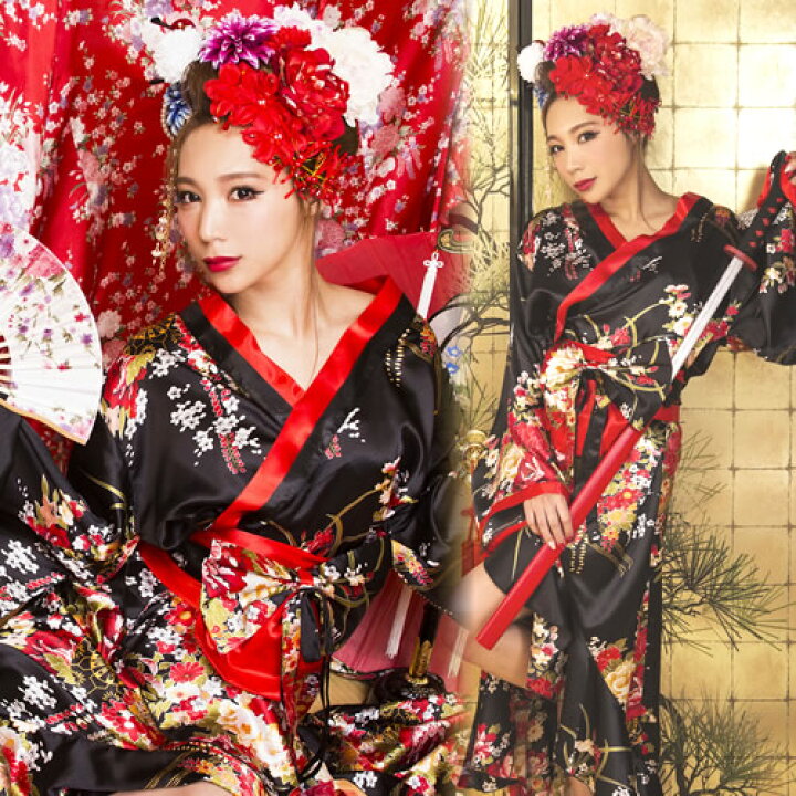 楽天市場】[ハロウィン コスプレ] 【花魁 コスプレ 着物】花鳥風月 