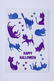 布ペタシール2（HALLOWEEN CATS） [ハロウィンオーナメント、飾り付け]【831522】