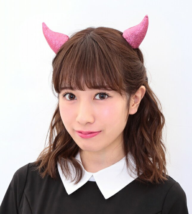 楽天市場 デビル コスプレ デビルピン ラメピンク けもみみ デビル ハロウィン ヘアアクセサリー ヘアピン 女性用 子供用 キッズ レディース 00 はぴキャラ