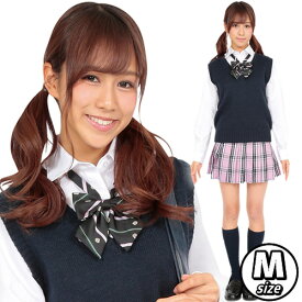 【制服　ベスト】ティーンズエバー　ベスト（ネイビー）M　[ベスト　制服　ネイビー　学生服　スクールベスト　Teens Ever　女子高生　JK　コスプレ　コスチューム　レディース　私服　高校　私服校]【A-1659_905066(838135)】