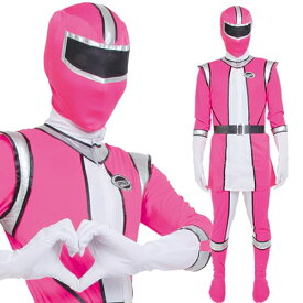[ハロウィン コスプレ] 【戦隊 コスプレ 衣装】コスレンジャー 桃 [レンジャー コスプレ レンジャー ヒーロー 戦隊 衣装 コスプレ 全身タイツ スーパー戦隊]【A-1124_850977】