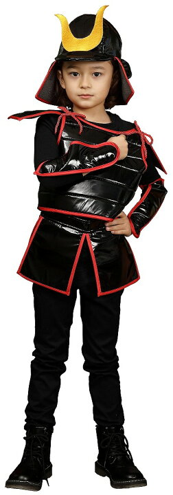 楽天市場 甲冑ファイター キッズ 黒100 武将 コスプレ 侍 衣装 サムライ コスチューム かっこいい 男の子 キッズ 衣装 なりきりコスチューム ハロウィン 衣装 パーティー イベント 2670 はぴキャラ