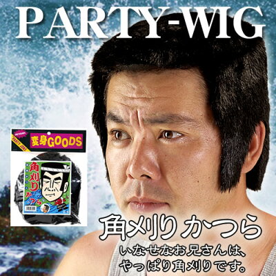 角刈りかつら【角刈りウィッグかつらカツラコスプレ仮装変装男装】【C-0215_453138】