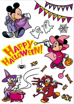 楽天市場 Disney Window Sticker Mickey Friends ディズニー ウィンドウステッカー ミッキーフレンズ ディズニー シール 窓飾り 壁飾り 店内装飾 インテリア ハロウィンパーティー はぴキャラ