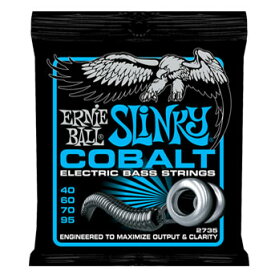 ERNIE BALL #2735 Cobalt Slinky Bass Strings Extra (40-95)《ベース弦》 アーニーボール/コバルトスリンキー 【ネコポス】