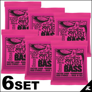 ERNIE BALL #2834-SuperSlinky 6�Z�b�g �s�܂Ƃߔ������������Z�b�g!!�t�y���������z
