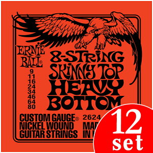 Ernie Ball 8-String Slinky Skinny Top Heavy Bottom #2624 (09-80) s8GLM^[t y12pbNzyz(\t)
