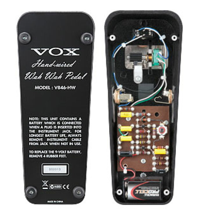 楽天市場】VOX V846-HW Wah Pedal ハンドワイヤードシリーズ 【送料 