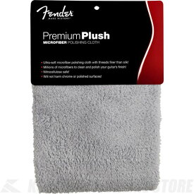 Fender Premium Plush Microfiber Polishing Cloth, Gray 《クロス》