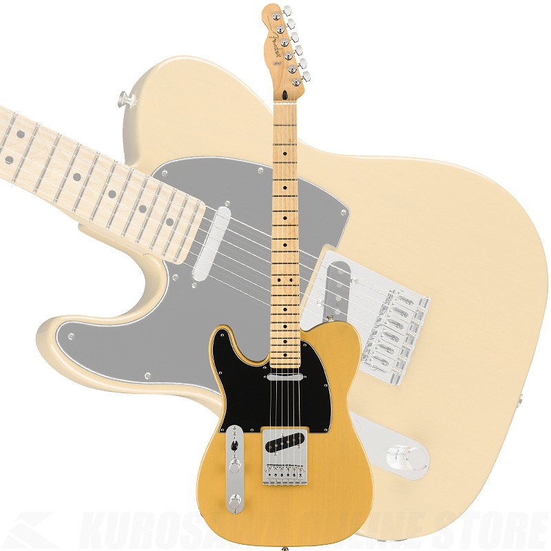 Fender Player Telecaster Left-Handed, Maple Fingerboard, Butterscotch