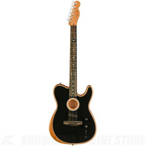 Fender Acoustics American Acoustasonic Telecaster Black �y�A�N�Z�T���[�p�b�N�v���[���g!�z
