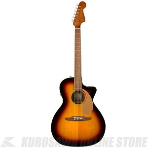 Fender Acoustics Newporter Player, Walnut Fingerboard, Sunburst �y�P�[�u���v���[���g!�z