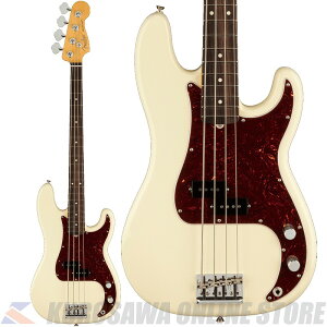 Fender American Professional II Precision Bass, Rosewood, Olympic White �y�����v���[���g�z