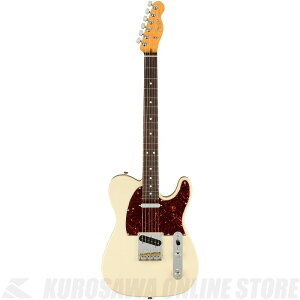 Fender American Professional II Telecaster, Rosewood, Olympic White �y�����v���[���g�z