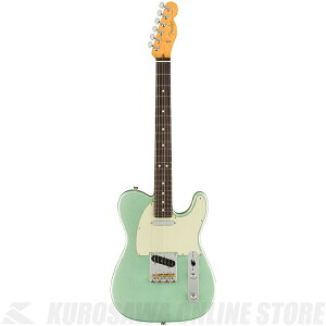 Fender American Professional II Telecaster, Rosewood, Mystic Surf Green 【小物プレゼント】