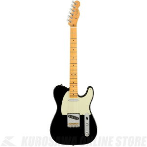 Fender American Professional II Telecaster, Maple, Black �y�����v���[���g�z