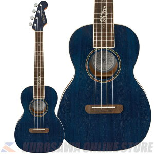 Fender Acoustics Dhani Harrison Uke Walnut Fingerboard Sapphire Blue y`[i[v[gz