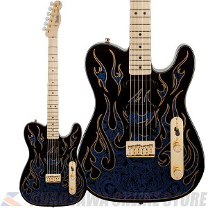 Telecaster Artist Signature [James Burton Telecaster Blue Paisley Flames]
