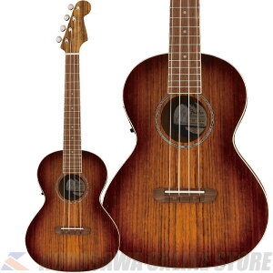 Fender Acoustics Rincon Tenor Ukulele, Walnut Fingerboard, Aged Cognac Burst