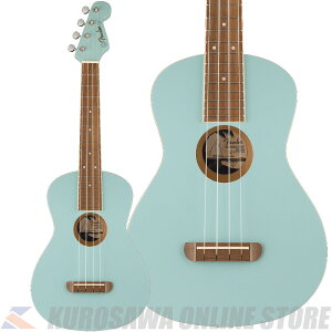 Fender Acoustics Avalon Tenor Ukulele, Walnut Fingerboard, Daphne Blue