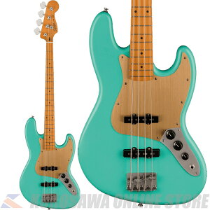 Squier by Fender 40th Anniversary Jazz Bass, Vintage Edition, Satin Sea Foam Green y胂fz