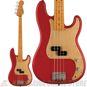 Squier by Fender 40th Anniversary Precision Bass, Vintage Edition, Satin Dakota Red y胂fz