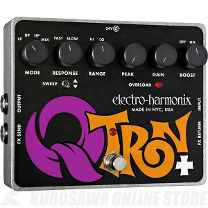 electro-harmonix Q-Tron Plus [Envelope Filter with Effects Loop] (�G���x���[�v�t�B���^�[)(���\���t��)