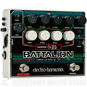 electro-harmonix Battalion [Bass Preamp & DI] (�x�[�X�p�v���A���v/DI)