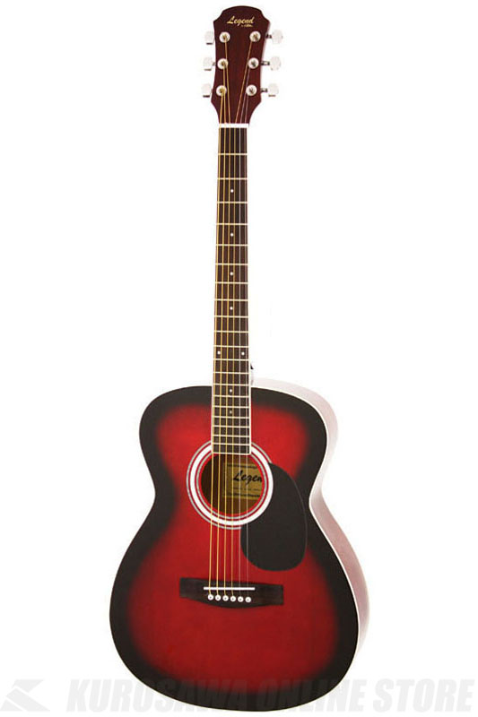 Legend FG-15 RS(Red Shade) 《アコースティックギター》【初心者向け】【ソフトケース付属】