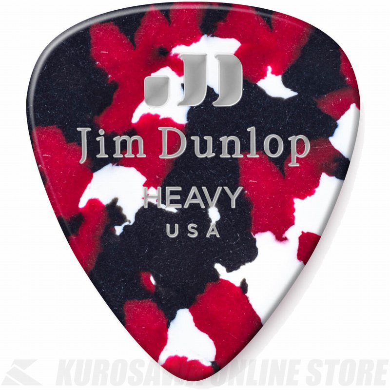 Jim Dunlop CELLULOID GUITAR PICK HEAVY CONFETTI 483R06HV 《ピック》