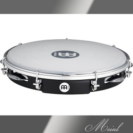 Meinl マイネル Traditionals ABS Pandeiros (Frame Drums) 10" Clear Mylar Head [PA10ABS-BK] (パンデイロ)