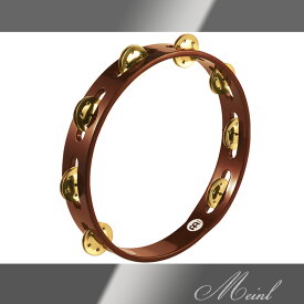 Meinl マイネル Regular Wood Tambourine Brass Jingles 1row Solid Brass [TA1B-AB] 木製タンバリン