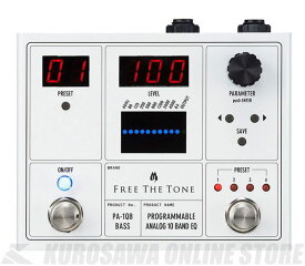 Free The Tone PA-1QB[PROGRAMMABLE ANALOG 10 BAND EQ]ベース用 (エフェクター/イコライザー)【送料無料】【新品】