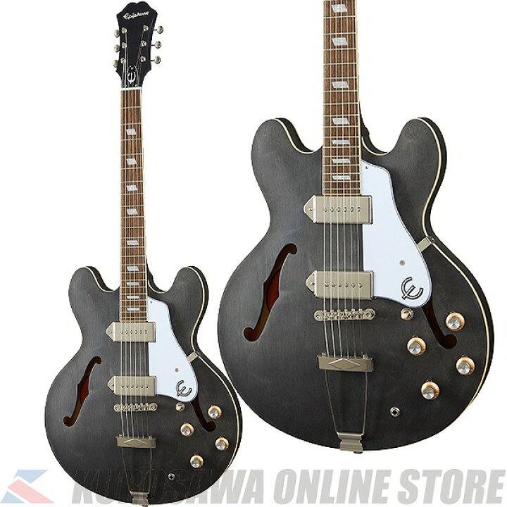 楽天市場】Epiphone Casino Worn -Worn Ebony- [ETCAWEBNH1]【高性能 