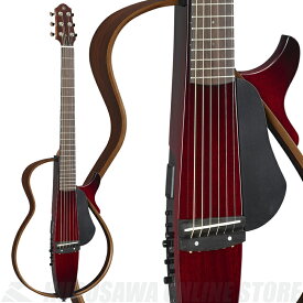 YAMAHA SLG200S CRB/クリムゾンレッドバースト 《サイレントギター》【送料無料】【高性能ケーブルプレゼント！】