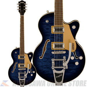 Gretsch G5655T-QM Electromatic Center Block Jr. Single-Cut Quilted Maple Hudson Sky (\t)