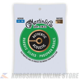 Martin Authentic Acoustic Marquis Silked Guitar Strings Phosphor Bronze (Medium) [MA550S]【ネコポス】