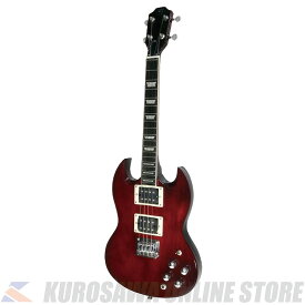 Flight Rock Series Ele.Ukulele Pioneer Cherry Red 【チューナープレゼント】(ご予約受付中)