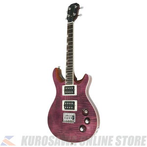 Flight Rock Series Ele.Ukulele Vanguard Trans Purple y`[i[v[gz(\t)