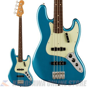 Fender Vintera II 60s Jazz Bass, Rosewood, Lake Placid Blue y\P[uv[gz(\t)