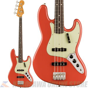 Fender Vintera II 60s Jazz Bass, Rosewood, Fiesta Red y\P[uv[gz(\t)