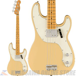 Fender Vintera II 70s Telecaster Bass, Maple, Vintage White �y�����\�P�[�u���v���[���g�z(���\���t��)