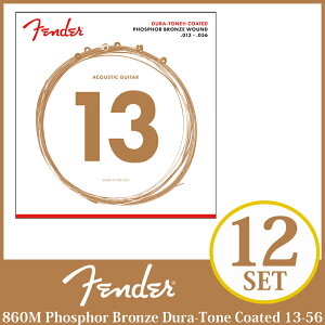 Fender 860M Phosphor Bronze Dura-Tone Coated 13-56 ×12ZbgsAR[XeBbNM^[tyz