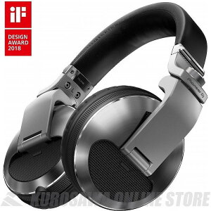 Pioneer Dj HDJ-X10-S �I�[�o�[�C���[�^ �t���b�O�V�b�v DJ�w�b�h�z�� (silver)